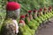 Jizo statues in Nikko