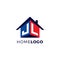 JL Home Logo Popular suitable for  building or real estate logo design