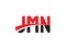 JMN Letter Initial Logo Design Vector Illustration