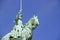 Joan of arc statue at Sacre Coeur in Paris France