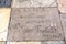 Joan Fontaines handprints