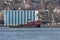 Joan Moran Tugboat on the Hudson River