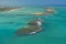 Joao Pessoa, ParaiÌba, Brazil on November 15, 2012. Red sand island, in Cabedelo, that appears at low tide, is one of the major