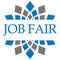 Job Fair Blue Grey Circular