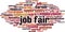 Job fair word cloud