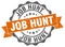 job hunt seal. stamp