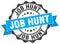 job hunt seal. stamp