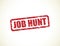 Job hunt stamp