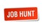 job hunt sticker