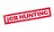 Job Hunting rubber stamp