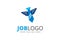 Job Logo Design Template Vector