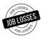 Job Losses rubber stamp