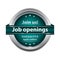 Job openings - shiny button for web