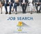 Job Search Occupation Recruitment We\'re Hiring Concept