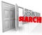 Job Search Open Door New Career Opportunity 3d Words