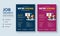 Job Vacancy Flyer Template, Job Recruitment Flyer, We are Hiring Job Flyer Template