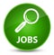 Jobs elegant green round button