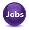 Jobs glassy purple round button
