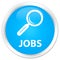 Jobs premium cyan blue round button