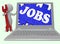 Jobs Puzzle Shows Careers And Employment 3d Rendering