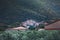 Joch, a typical Catalonian village at the  foothills of Mount Canigou, in Catalonia in the heart of the Eastern Pyrenees, Fr