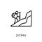 Jockey icon from Camping collection.