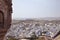 Jodhpur india blue city panorama with fortress