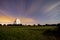 Jodrell bank at night