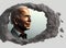 Joe Biden: 3D Digital Portrait of a Squinting President Created With Generative Ai
