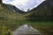 The Joffre Lakes - glacial lake in the British Columbia