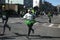 Joggers, South Boston, St. Patrick\'s Day Road Race, South Boston, Massachusetts, USA