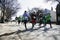 Joggers, South Boston, St. Patrick\'s Day Road Race, South Boston, Massachusetts, USA