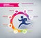 Jogging Infographics - Healthy Lifestyle