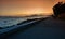 Jogging path and seawall along the ocean