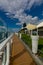 Jogging Track, White Pots, And Glass Panes Aboard Celebrity Eclipse Cruise