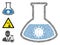 Joggly Covid Analysis Flask Icon Mosaic