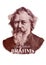 Johannes Brahms oil illustration portrait