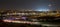 Johannesburg panorama with soccer city in foreground