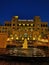 Johannesburg, South Africa - July 20 2019: Night photo of luxurious five star hotel called The Palazzo in fourways in Montecasino