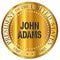 John Adams Gold Metal Stamp