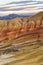 John Day Fossil Beds Painted Hills Unit in Oregon during sunset