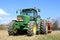 John Deere 6620 Agricultural Tractor and Vaderstad Cultivator