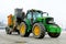 John Deere 6930 Agricultural Tractor with Wood Chipping Machine