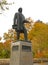 John Ericsson statue 1903. It commemorates Ericsson, designer and innovator of ironclad warships, and depicts him holding model