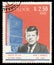 John F. Kennedy on a stamp