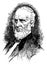 John Greenleaf Whittier, vintage illustration