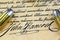 John Hancock\'s signature - Ammunition on US Constitution