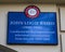 John Logie Baird Plaque in London, UK