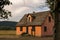 John Moulton Pink Stucco Home Grand Teton National Park