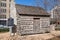 John Neely Bryan Cabin at Pioneer Plaza in Dallas, Texas